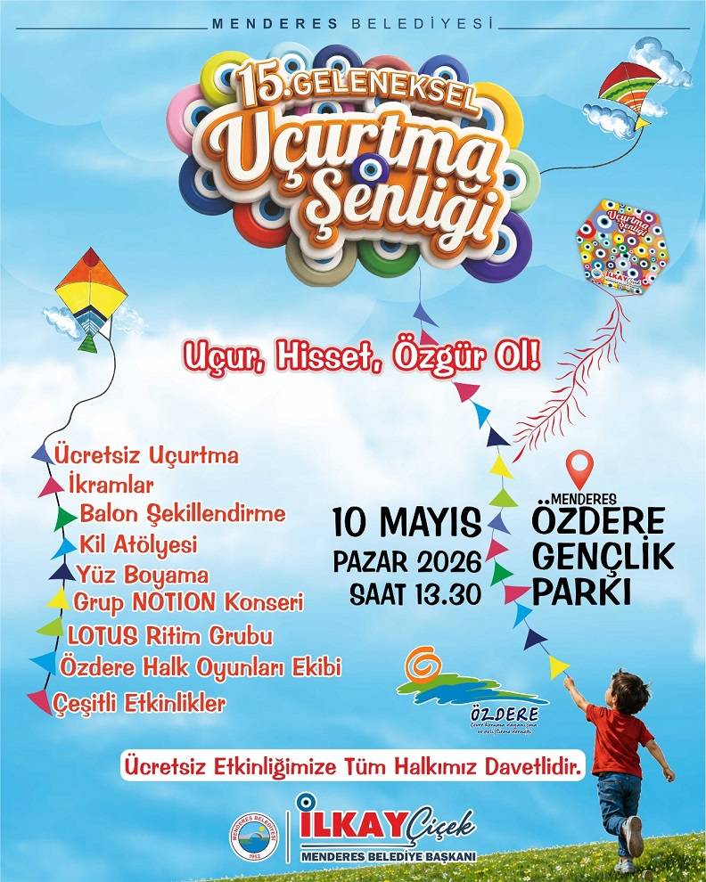 Menderes’te Uçurtma Zamanı